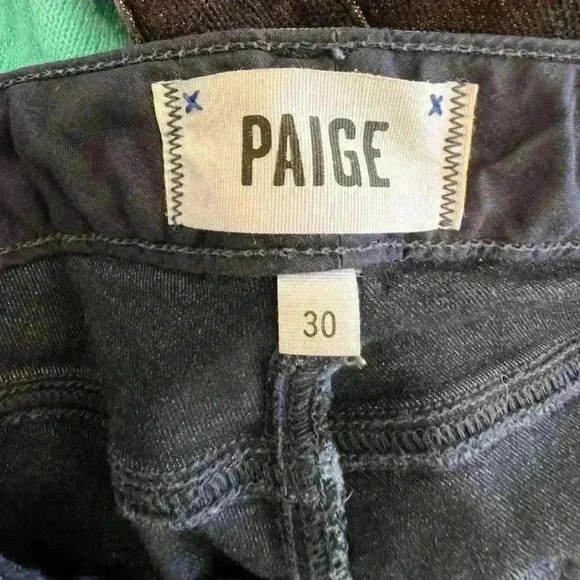 Paige Hoxton Skinny 30 Women’s Dark Wash Jean - Picture 4 of 5